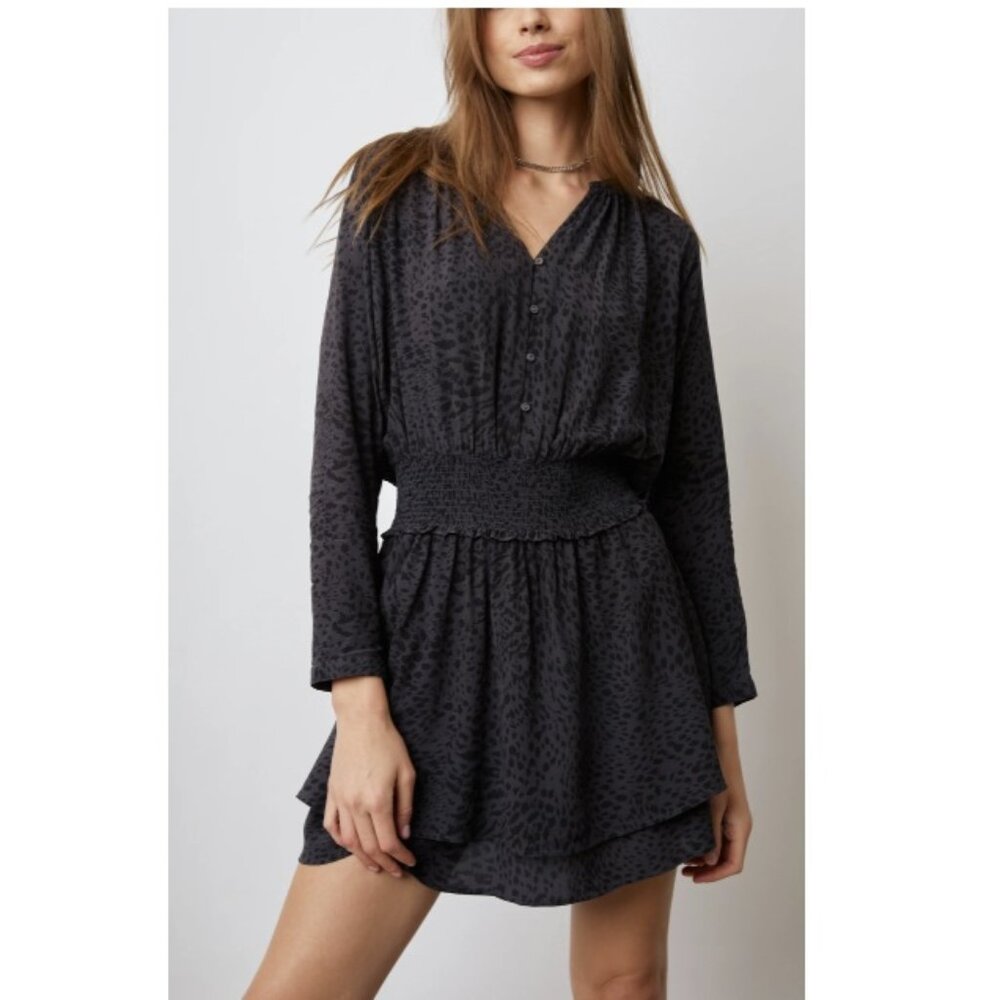 Rails Jasmine Dress,  Spotted Slate Navy Blue | Size Medium
